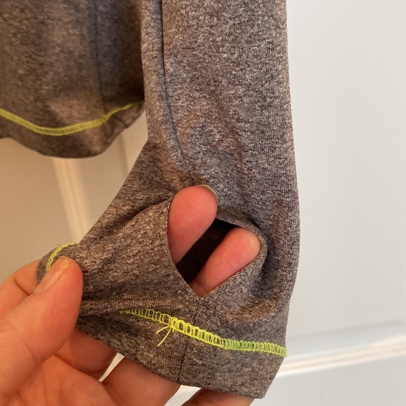 RBX Performance Long Sleeve Layering Shirt -‎ Large - Gray and Neon - EUC - Picture 3 of 7